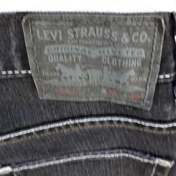 Levi's 511 Skinny Jeans Men's Size 30x30 Black Denim Cotton - Picture 5 of 8